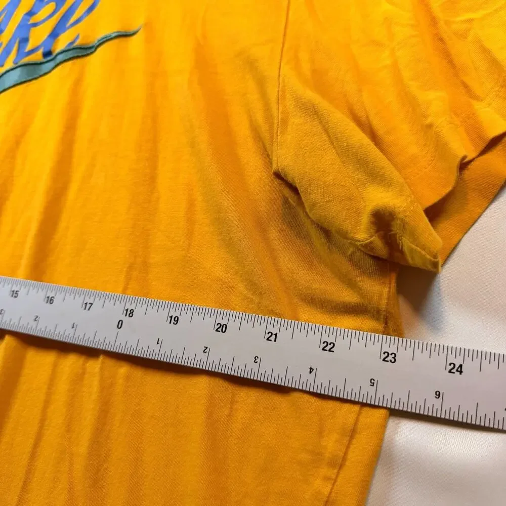 Nike Sportswear Heritage Graphic T Shirt Mens Yellow Size XL